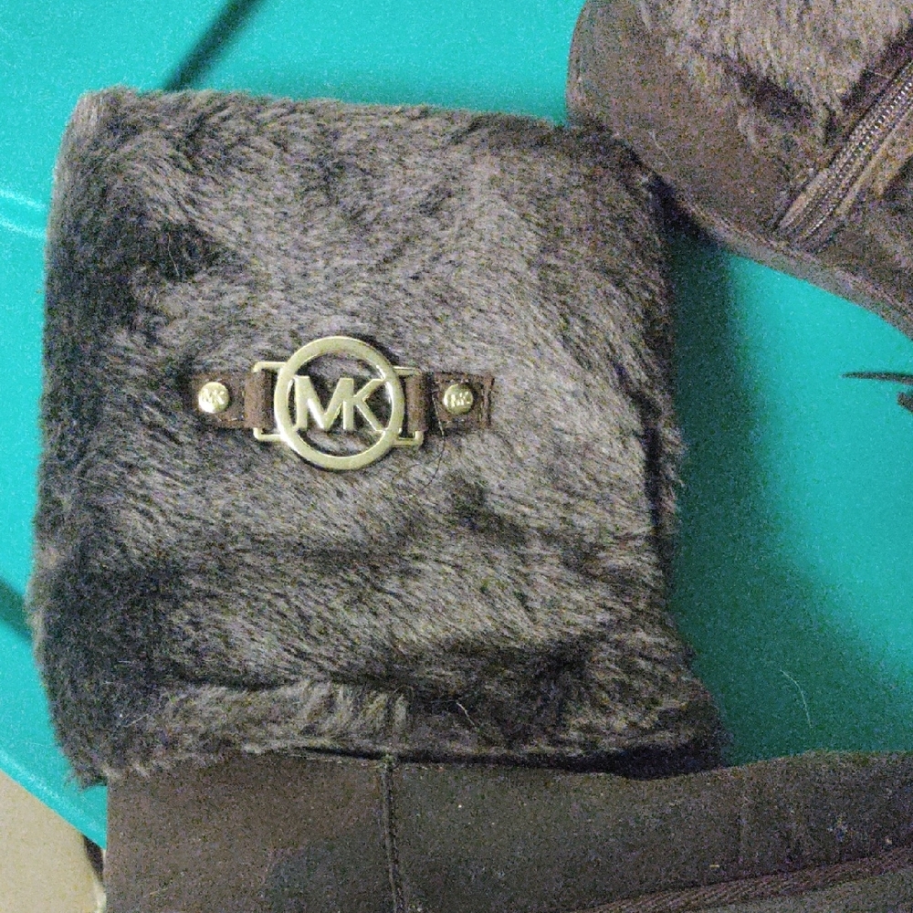 Michael Kors Brown Faux Fur Boots